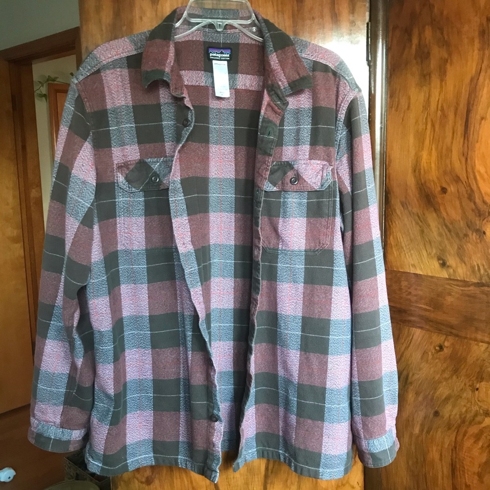 Patagonia Organic Cotton Flannel Shirt Mens XL